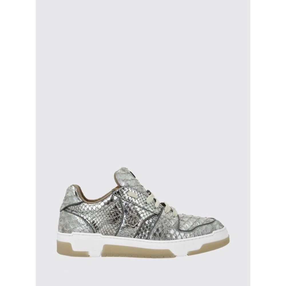 Philipp Plein Men Laminated Python Leather Sneakers Philipp Plein